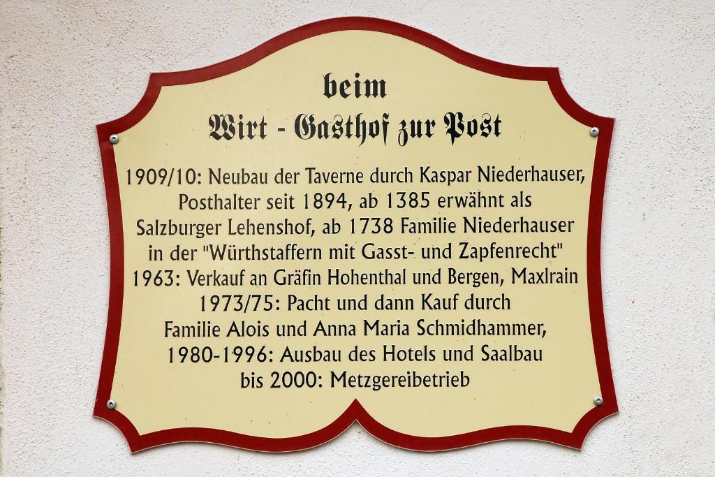 Landgasthof Zur Post Schleching Exteriör bild